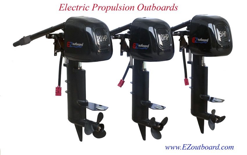 Electric propulsion outboard, EZoutboard, EZOutboard, electric